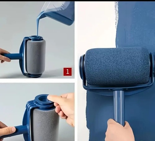 Replacement paint roller - replacement, brush