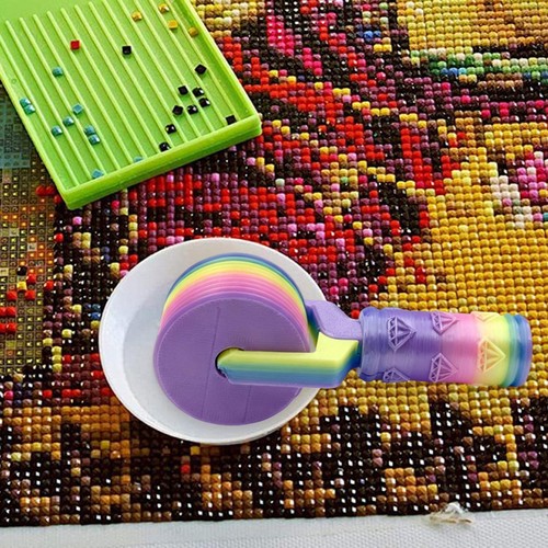 Diamond paint roller pressing - paint,